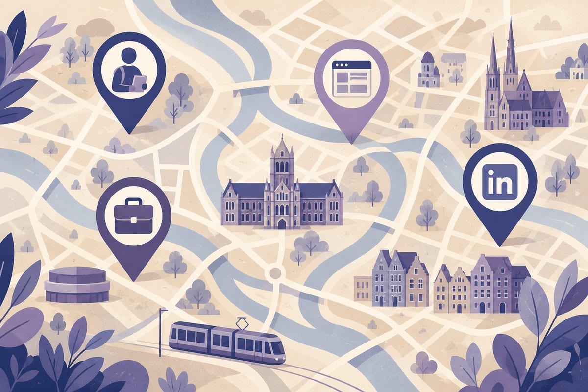 Mapa źródeł pracy dla studenta we Wrocławiu