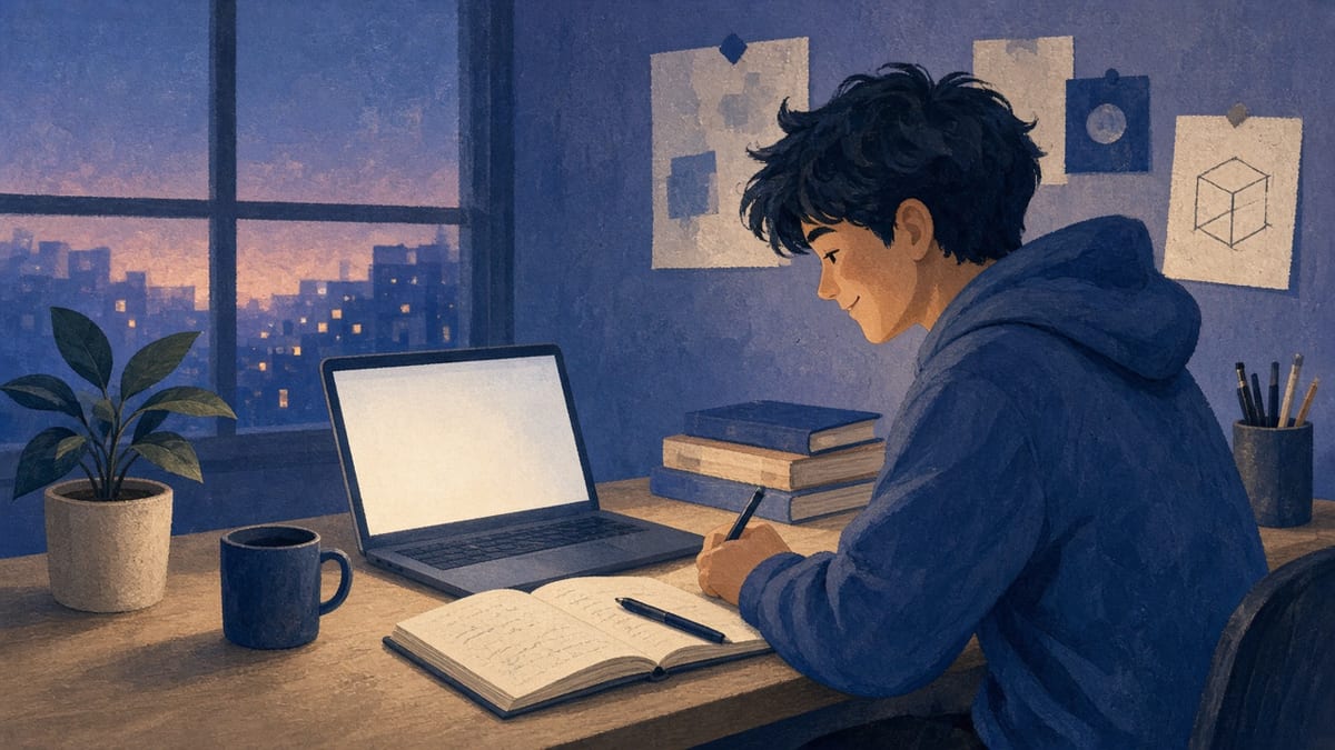 Student dopina README projektu po hackathonie