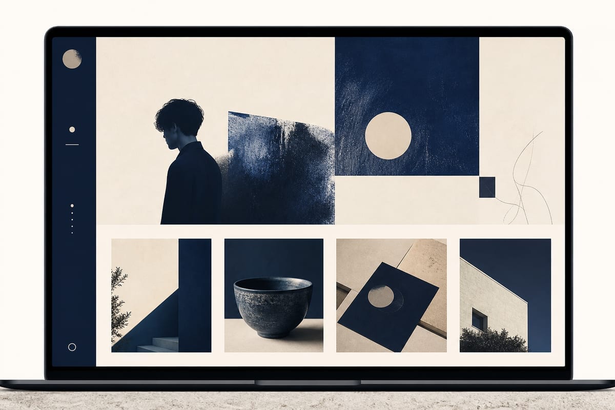 Student we Wrocławiu układa portfolio na laptopie — GitHub, projekty, CV