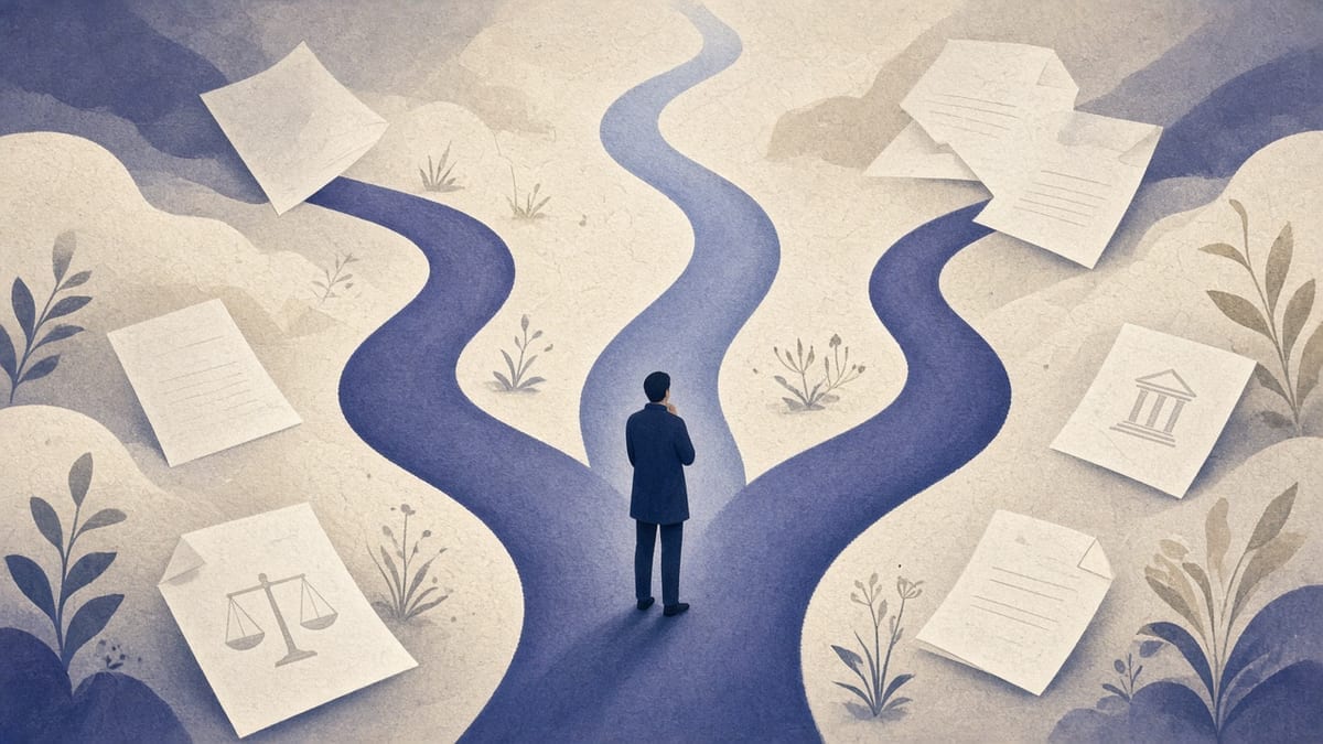 Tabela ścieżek: UE, student, zezwolenie — abstrakcyjna ilustracja