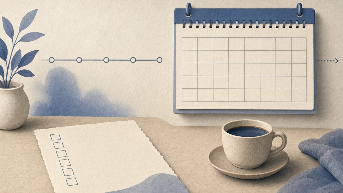 Kalendarz i checklista formalności przed startem pracy