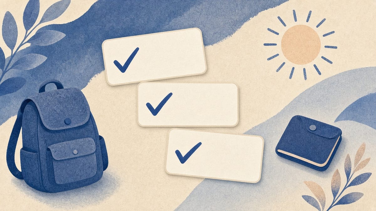 Checklist lata — abstrakcja bez tekstu