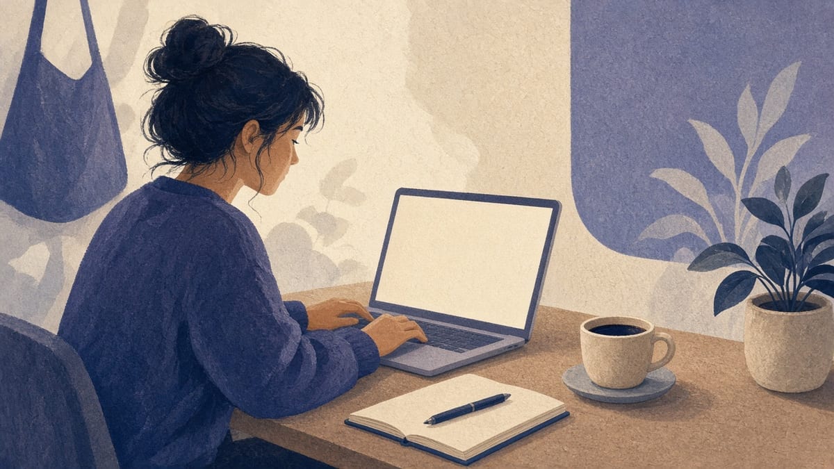 Student i laptop — konkurs stypendium firmowego
