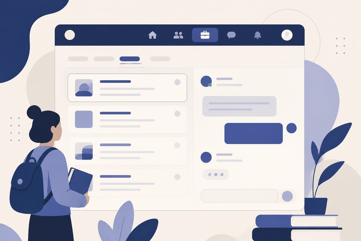 Aktywne szukanie pracy na LinkedIn — Jobs i wiadomości